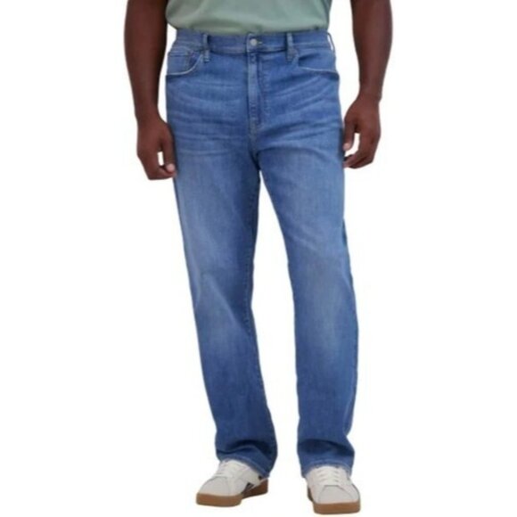 NEW Lucky Brand 223 Straight Leg Jeans Men's 36x30 Light Blue Stretch Denim - Picture 1 of 8